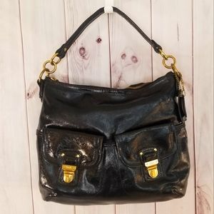 COACH Black Patent Leather Handbag